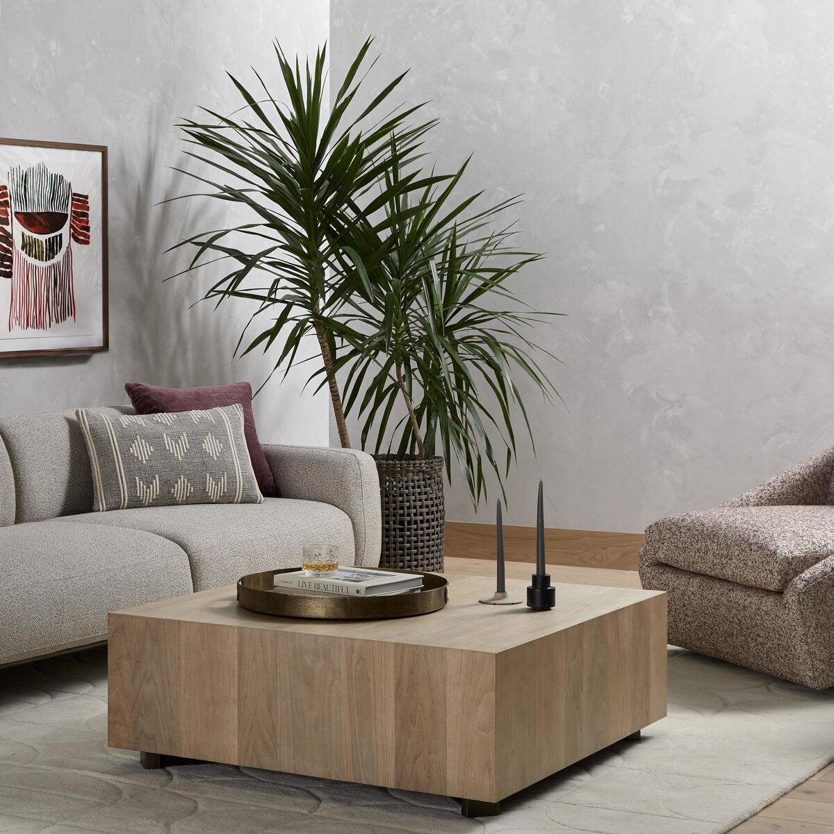 Osceola Large Square Coffee Table