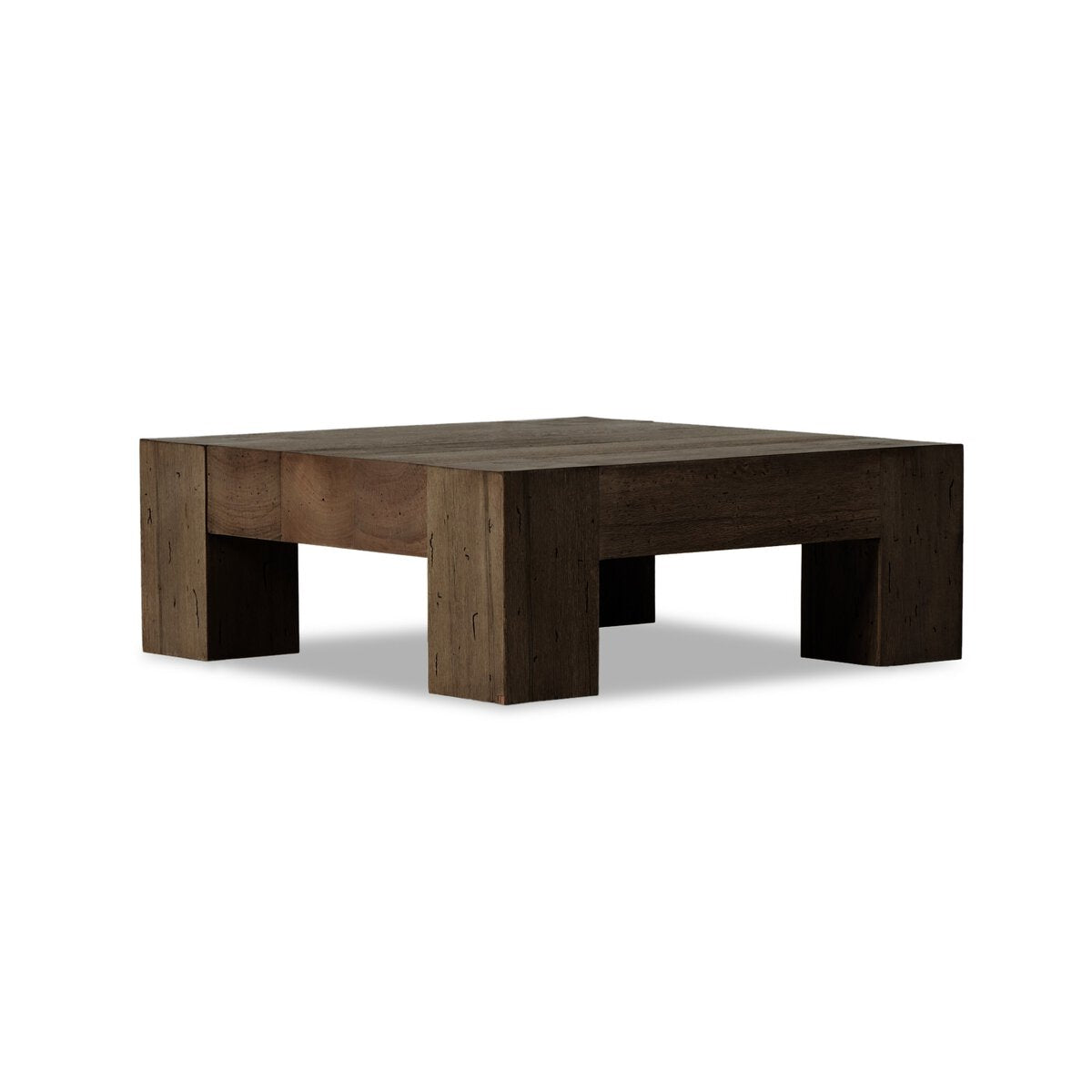 Redwood 40" Square Coffee Table
