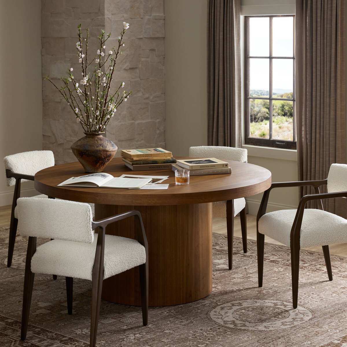 Monahans Round Dining Table 60"
