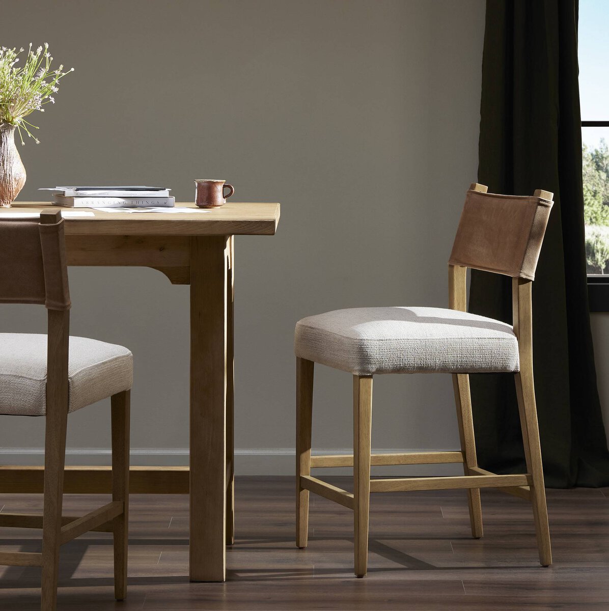 Cedar Bar + Counter Stool