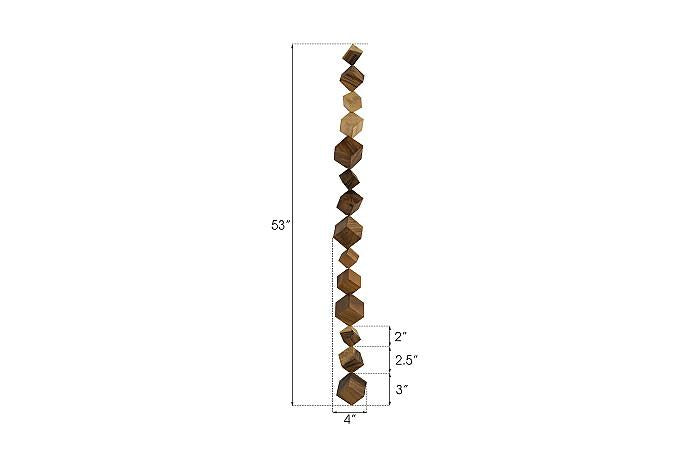 Dice Wall Art, Chamcha Wood