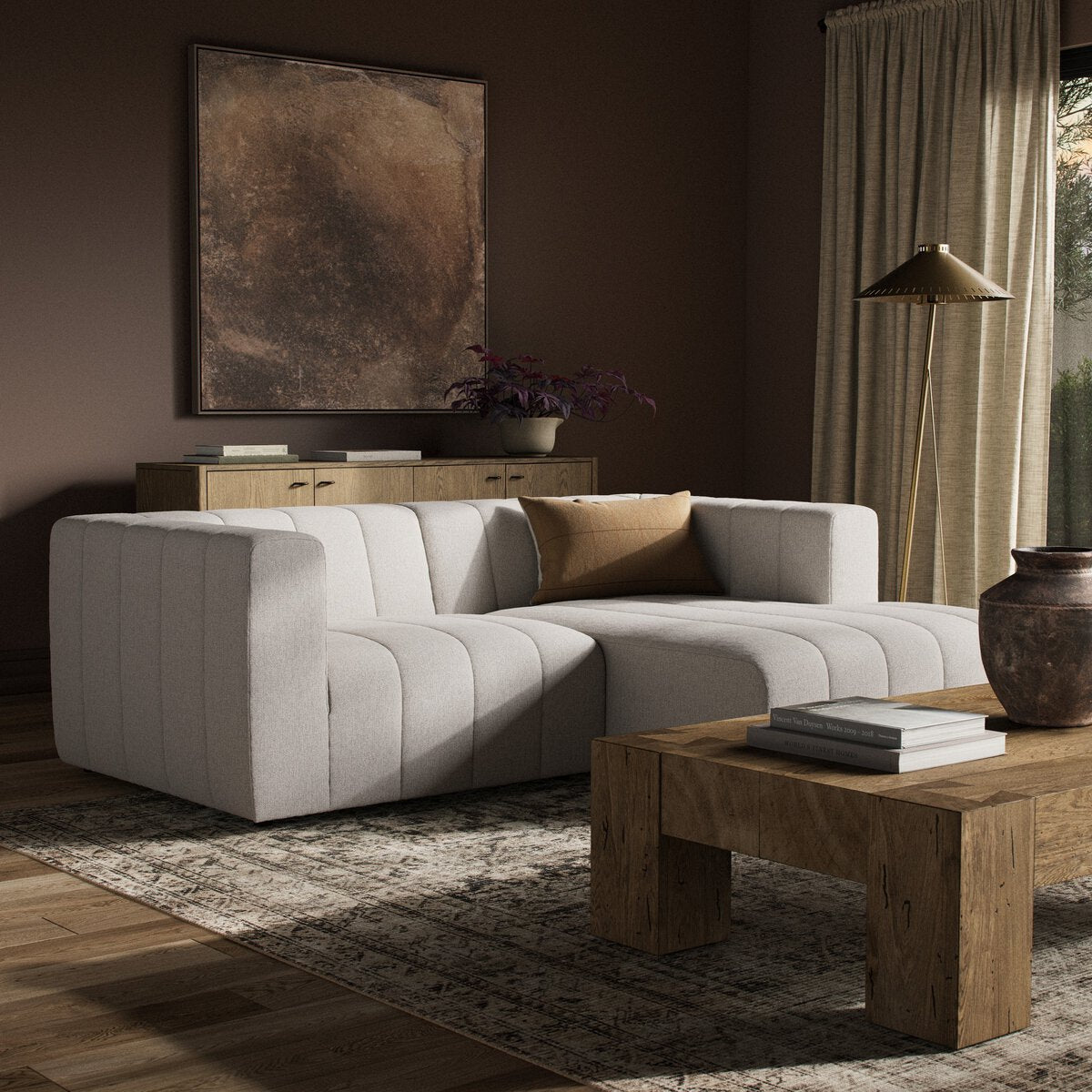 Larkspur: Channeled 2, 3, 5, or 6-Piece Sectional