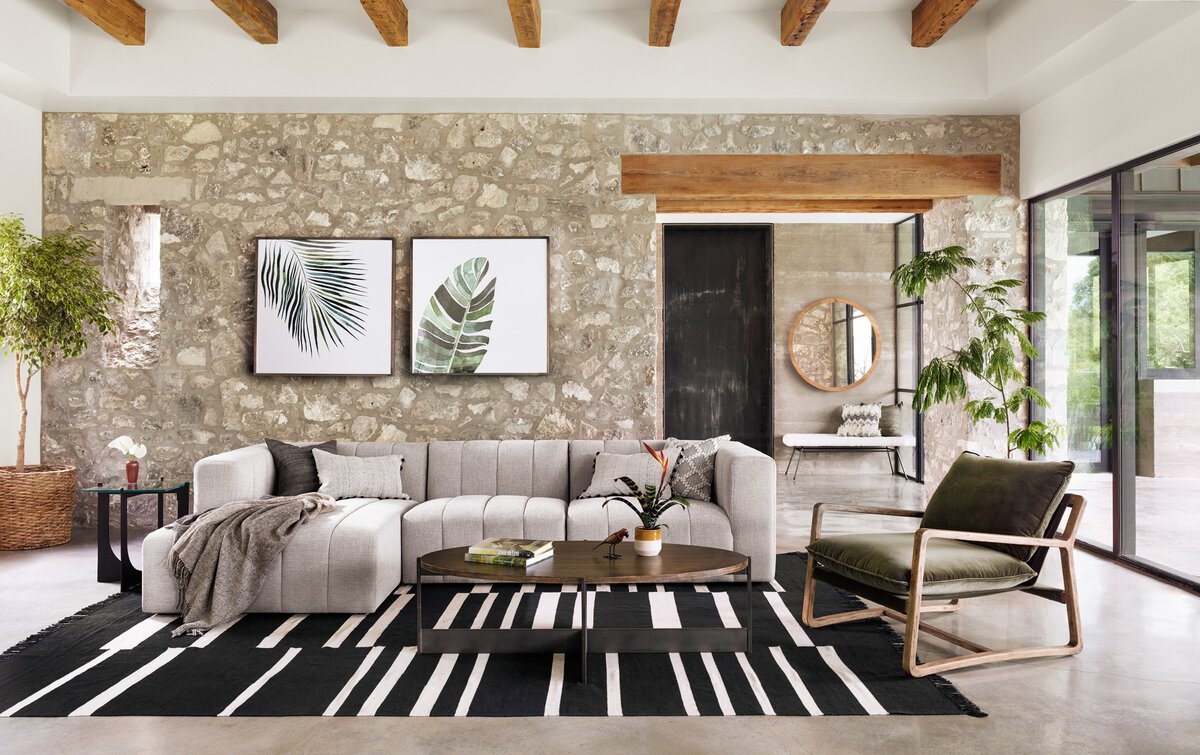 Larkspur: Channeled 2, 3, 5, or 6-Piece Sectional