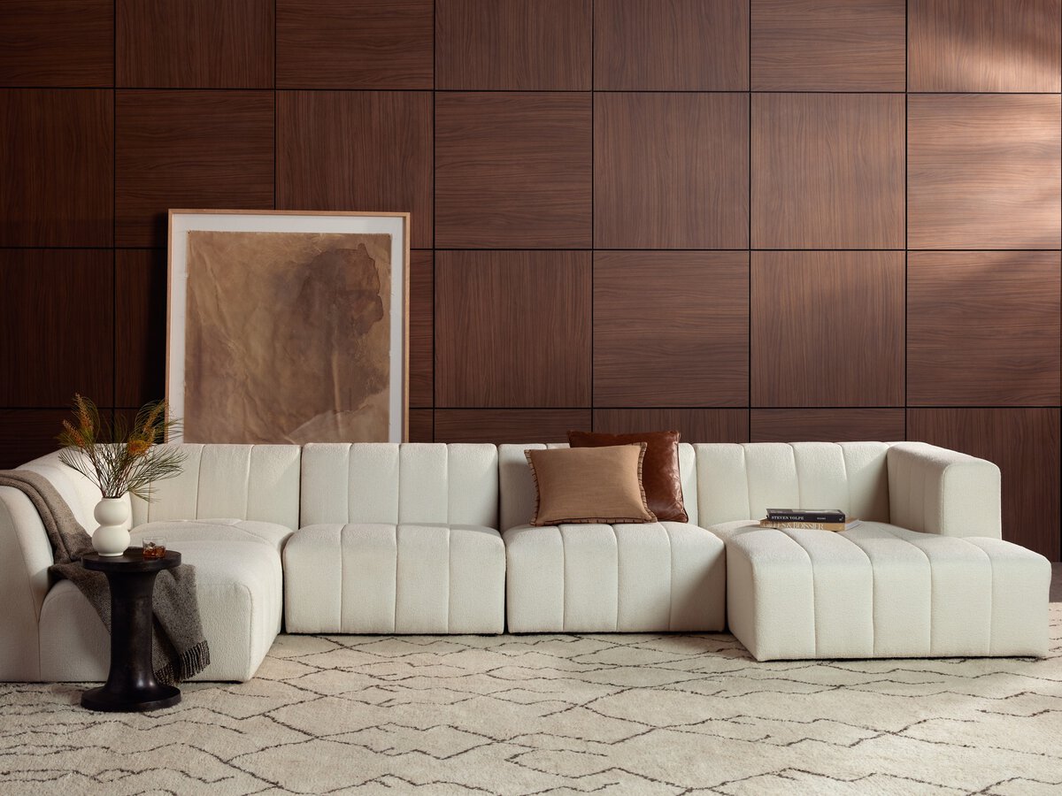 Larkspur: Channeled 2, 3, 5, or 6-Piece Sectional