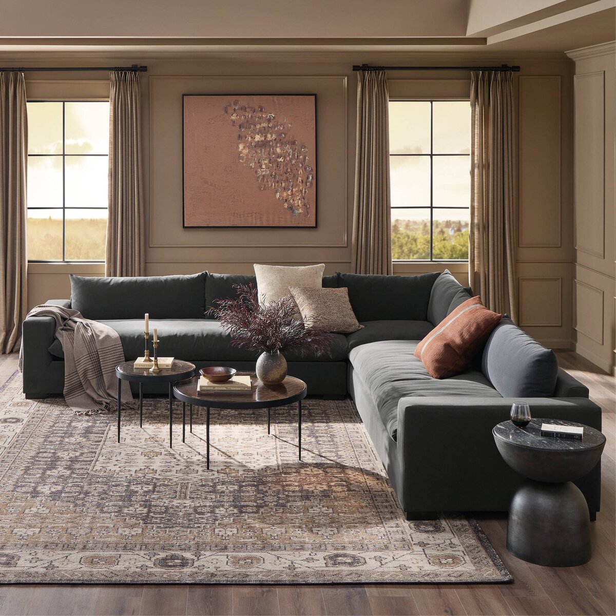 Wheeler: 3 & 5-Piece Sectional