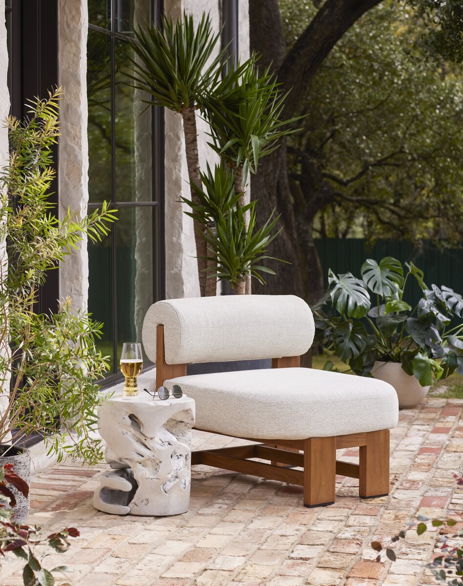 Syvra Teak Stool