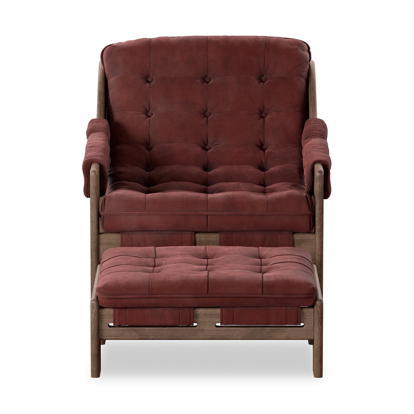 Halston Chair With Ottoman