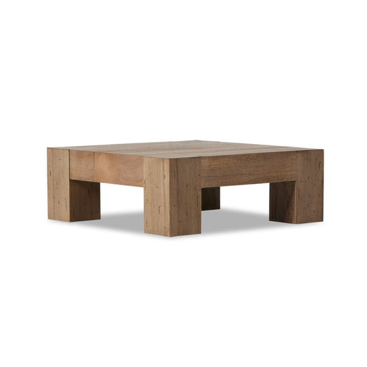 Redwood 40" Square Coffee Table