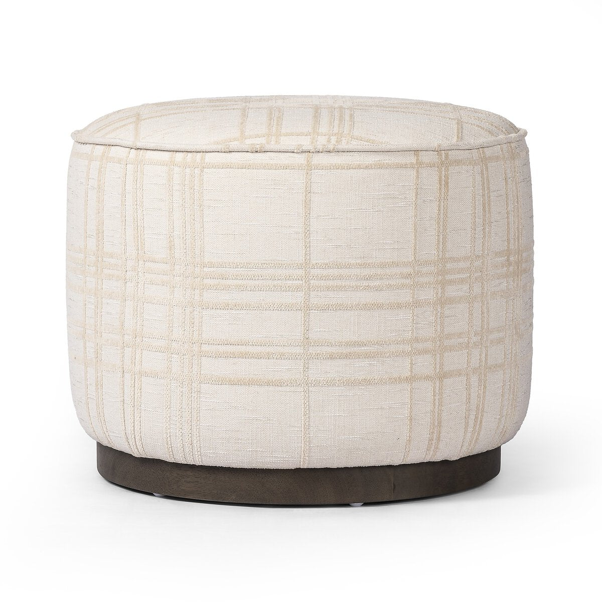 Kyrell Round Ottoman