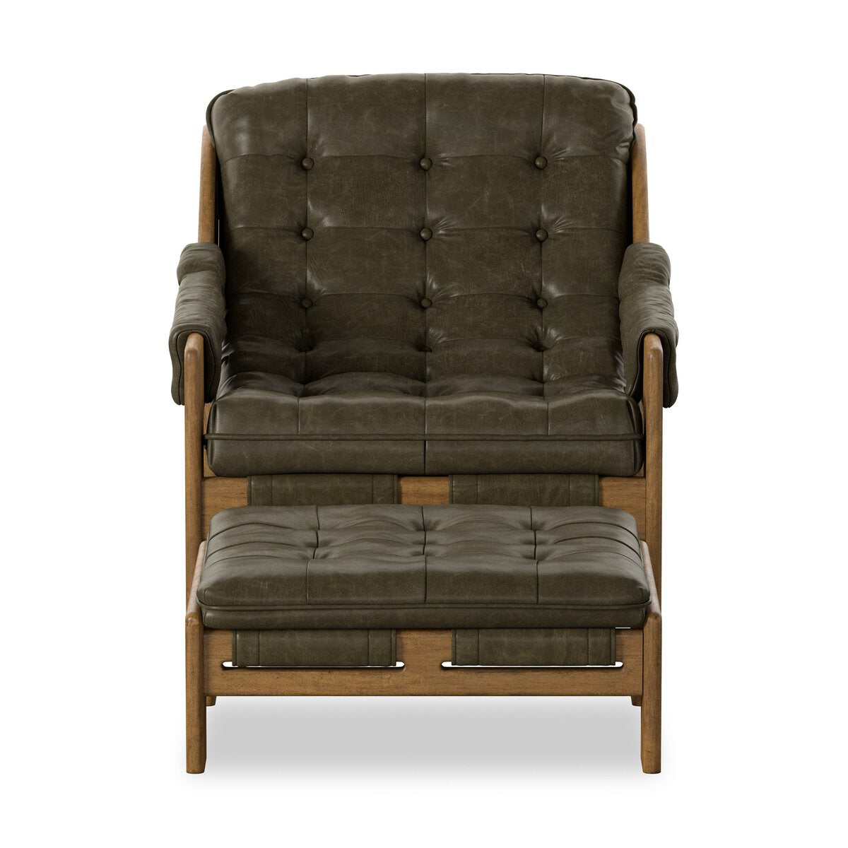 Halston Chair With Ottoman