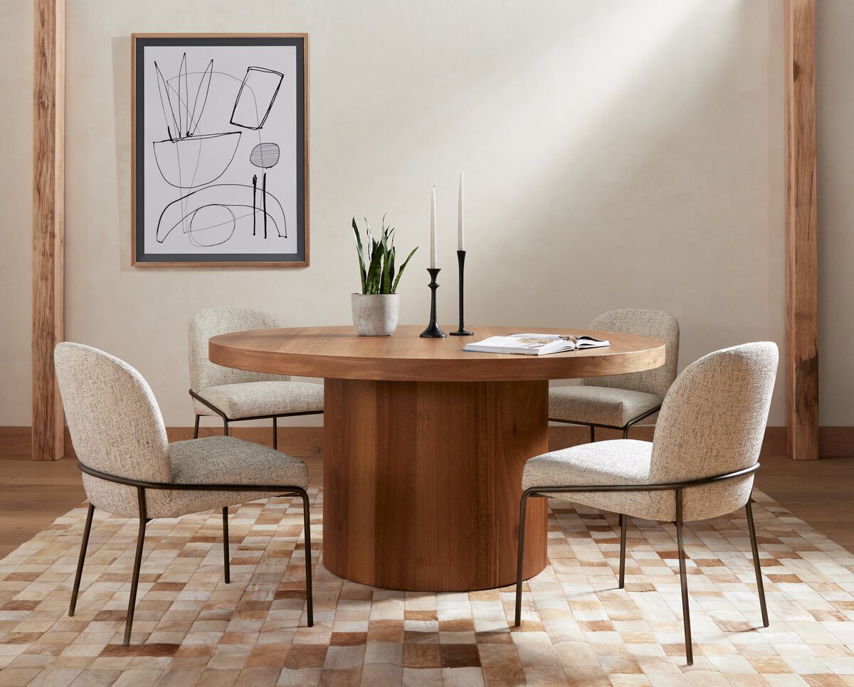 Monahans Round Dining Table 60"