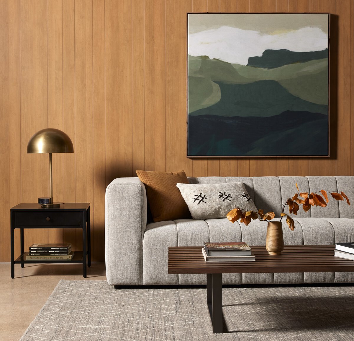 Larkspur Channeled Sofa