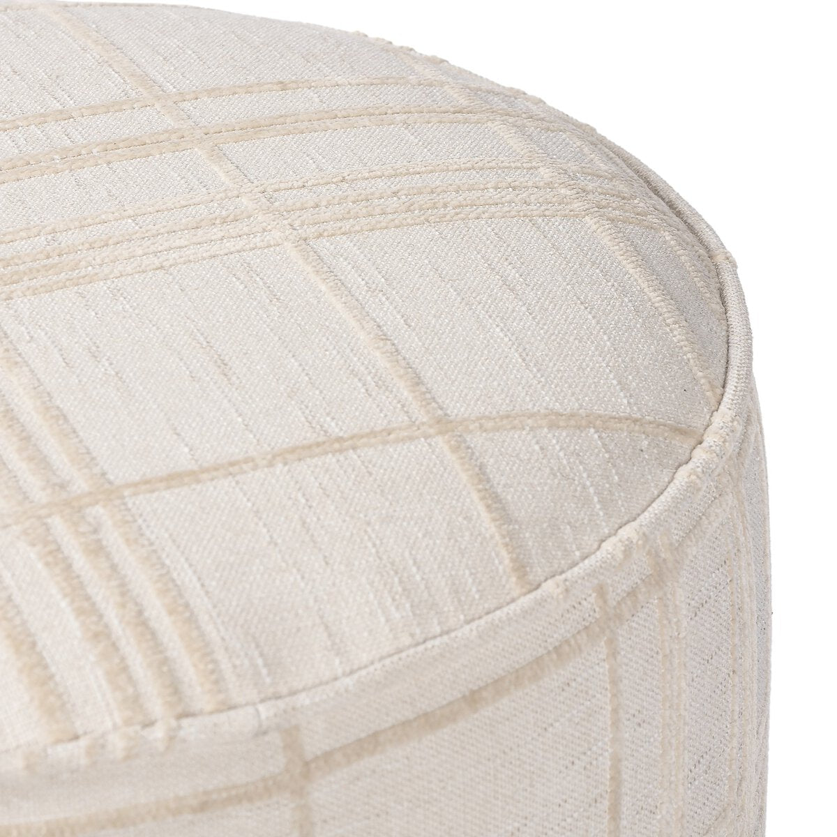 Kyrell Round Ottoman
