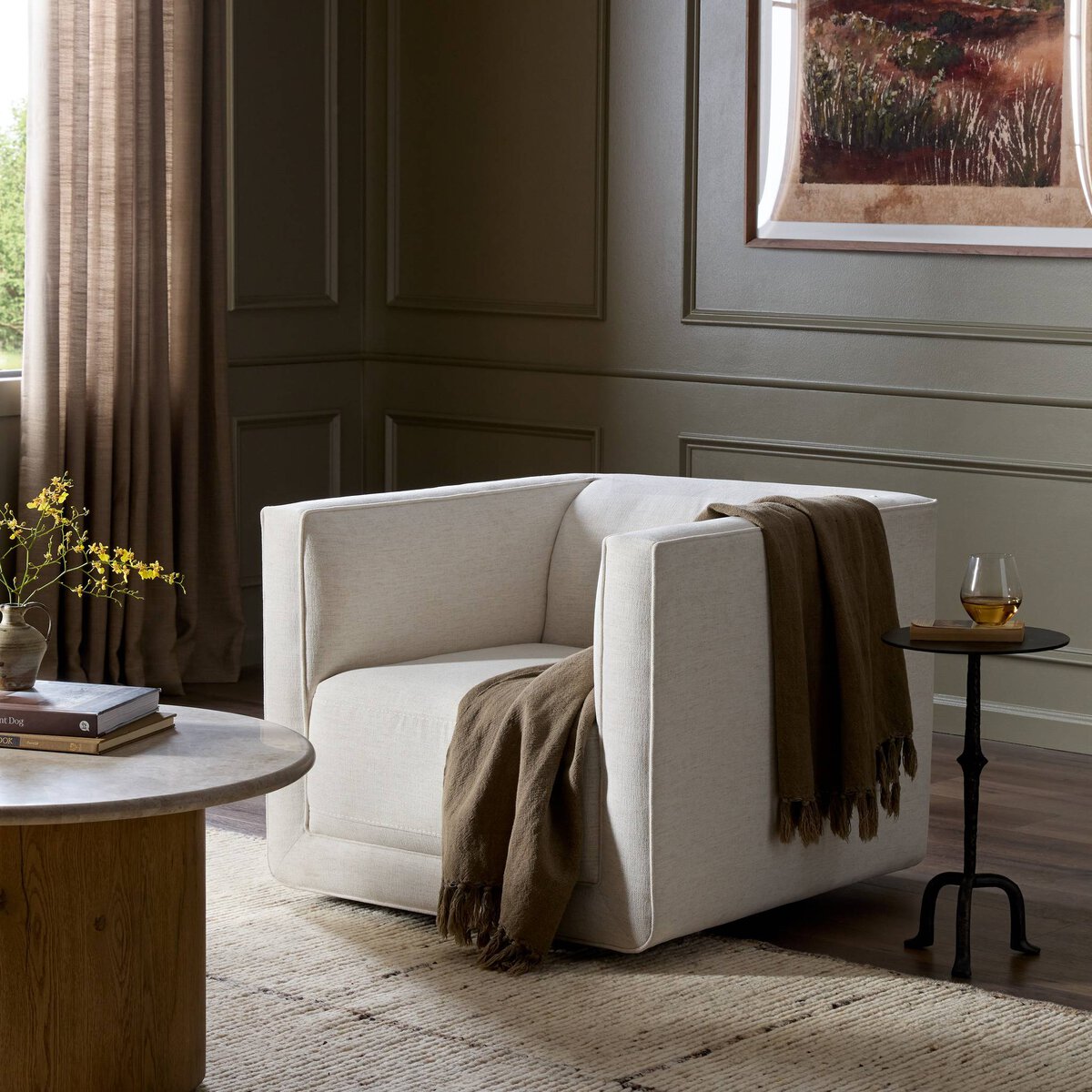 Algodones Swivel Chair
