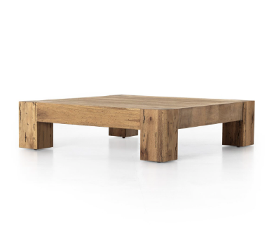 Redwood 55" Square Coffee Table