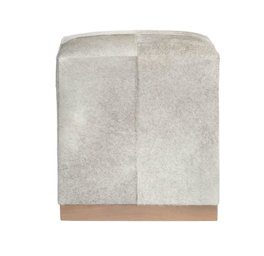 Foxmere Leather Ottoman