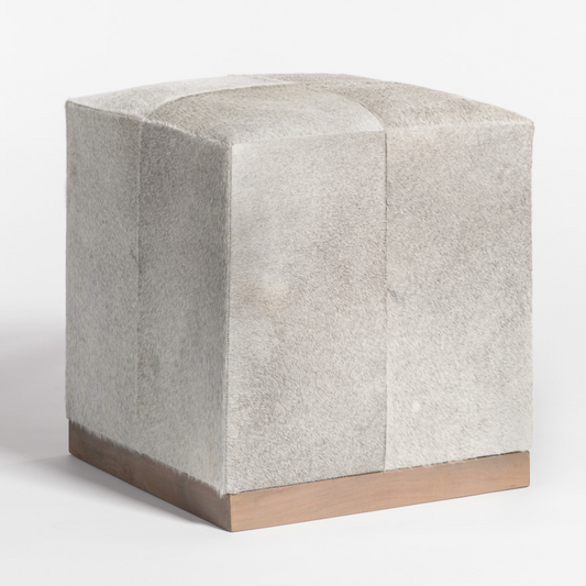 Foxmere Leather Ottoman