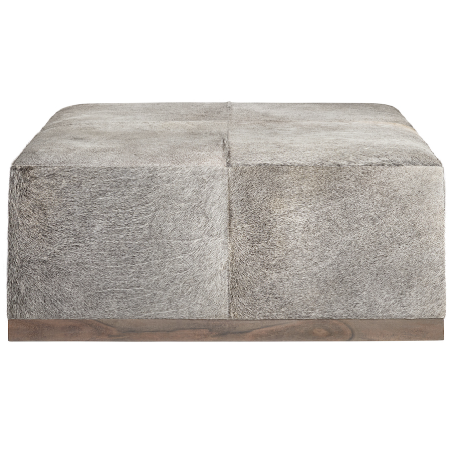 Foxmere Leather Ottoman