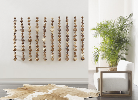 Dice Wall Art, Chamcha Wood