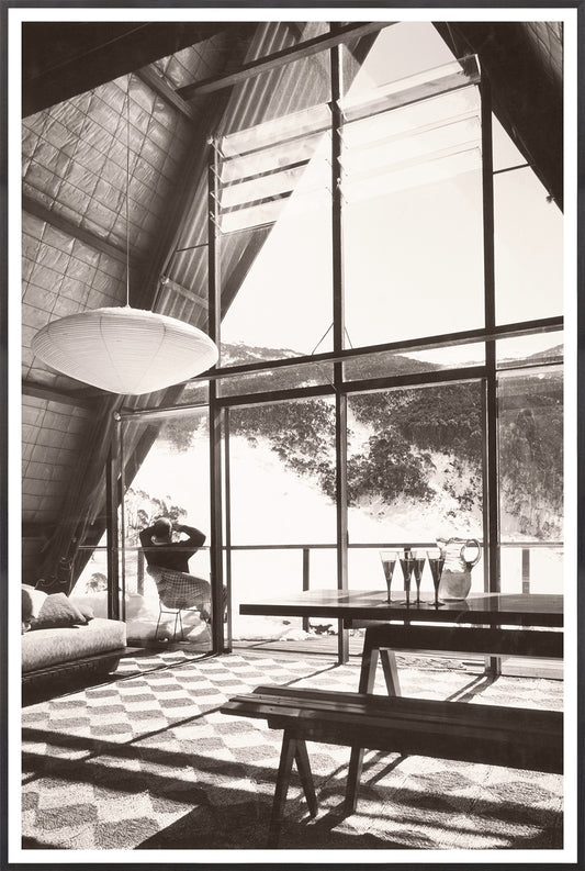 Ski Lodge Interior C. 1966