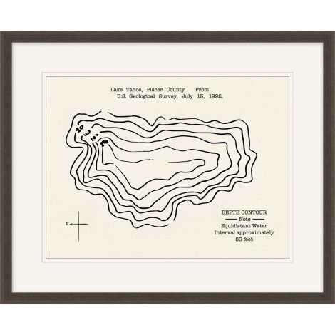 Lake Tahoe Map